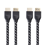 Cable Matters 2-Pack Braided 48Gbps Ultra 8K HDMI Cable with 8K 120Hz and HDR