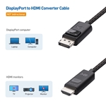 Cable Matters DisplayPort to 8K HDMI Cable