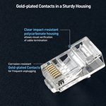 Cable Matters 100-Pack Cat6 RJ45 Modular Plugs