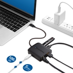 Cable Matters USB-C Multiport Adapter with 8K HDMI, 2x USB 3.0, Gigabit Ethernet, and Power Delivery