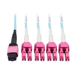 Cable Matters MTP® Female to LC UPC Duplex OM4 Multimode Breakout Fiber Optic Cable