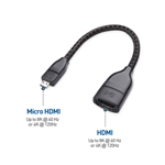 Cable Matters 2-Pack 8K Micro HDMI® to HDMI® Adapter 