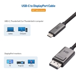 Cable Matters Premium Braided USB C to DisplayPort 1.4 Cable