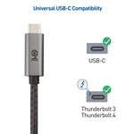 Cable Matters Premium Braided USB C to DisplayPort 1.4 Cable