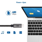 Cable Matters USB-C 2.0 Charging Cable with 100W Power Delivery