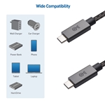 Cable Matters USB-C 2.0 Charging Cable with 100W Power Delivery