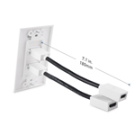 Cable Matters 2-Pack 2-Port 8K HDMI Wall Plate in White