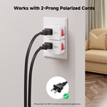 Cable Matters 3-Pack 2-Prong 1-Outlet Wall Tap with On/Off Switch