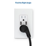 Cable Matters 3-Outlet Extension Cord with Low Profile Plug