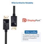 Cable Matters VESA Certified DisplayPort 1.4 Cable - 8K 60hz Ready