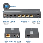 Cable Matters 1x4 4K HDMI Extender Splitter - 4K@60Hz/164ft, 4K@30Hz/196ft