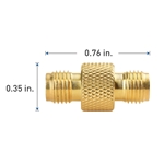 Cable Matters 2-Pack SMA Female to SMA Female Coaxial RF Adapter