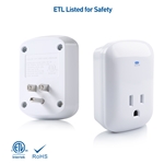 Cable Matters 1350 Joules, 1875W Single Outlet Surge Protector