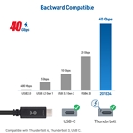Cable Matters 40Gbps Active USB4™ Cable