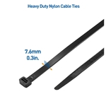 Cable Matters 100-Pack 120 lbs Tensile Strength 10-Inch Heavy Duty Zip Ties