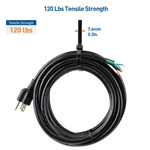 Cable Matters 100-Pack 120 lbs Tensile Strength 10-Inch Heavy Duty Zip Ties