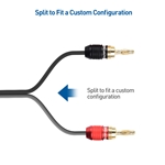 Cable Matters 12 AWG Speaker Cable with Banana Plug Connectors