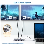 Cable Matters USB-C Dual-Head Multiport Adapter with HDMI for MacBook