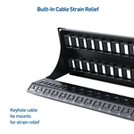 Cable Matters Rack or Wall Mount 48-Port Blank Patch Panel
