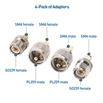 Cable Matters SMA to UHF Coaxial Adapter Kit