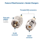 Cable Matters SMA to UHF Coaxial Adapter Kit