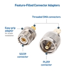 Cable Matters SMA to UHF Coaxial Adapter Kit