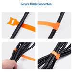 Cable Matters 100-Pack Reusable Hook-and-Loop Cable Ties