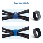 Cable Matters 100-Pack Reusable Hook-and-Loop Cable Ties