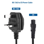 Cable Matters UK Plug BS 1363 to C5 Power Cable