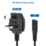 Cable Matters UK Plug BS 1363 to C7 Power Cable