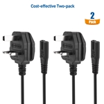 Cable Matters UK Plug BS 1363 to C7 Power Cable