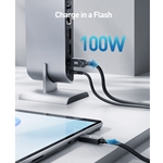 [Designed for Surface] USB4 Cable 6 ft Supporting 20Gbps Data, 8K Video, and 100W Charging for Surface Devices