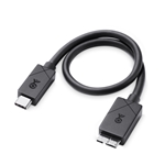 [Designed for Surface] Cable Matters USB-C to USB Micro-B Cable (USB-C to Micro-B Cable) in Black - 1.5 Ft / 0.45m