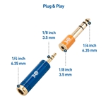 Cable Matters 3.5mm to 6.35mm Stereo Adapter Set