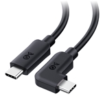 Cable Matters 20Gbps 90 Degree Angled USB-C Cable in Black