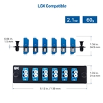 Cable Matters 12 Fibers LC to LC OS2 Single Mode Fiber Patch Panel