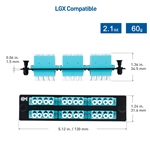 Cable Matters 24 Fibers LC to LC OM3/OM4 Multimode Fiber Patch Panel