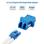 Cable Matters 6-Pack, LC to LC Duplex OS2 Single Mode Fiber Optic Adapter
