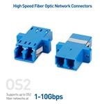 Cable Matters 6-Pack, LC to LC Duplex OS2 Single Mode Fiber Optic Adapter