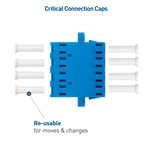 Cable Matters 6-Pack, LC to LC Quad OS2 Single Mode Fiber Optic Adapter