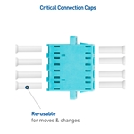 Cable Matters 6-Pack, LC to LC Quad OM3/OM4 Multimode Fiber Optic Adapter