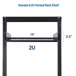 Cable Matters 2U Vented Rack Shelf