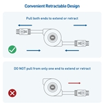 Cable Matters 8K Retractable HDMI Cable 3.3 Feet