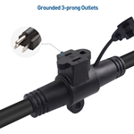 Cable Matters 12AWG Outdoor Power Extension Cord with 6 Outlets