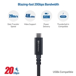 Cable Matters 20Gbps Active USB4™ Cable -5m