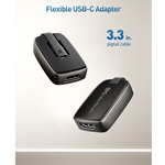 Cable Matters Foldable USB-C to 8K HDMI Adapter in Black