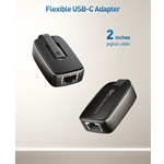 Cable Matters Foldable USB-C to Gigabit Ethernet Adapter