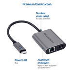 Cable Matters USB-C to 2.5 Gigabit Ethernet Adapter with 100W PD