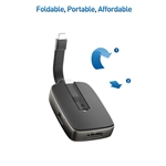 Cable Matters Foldable USB-C Multiport Adapter with DisplayPort & PD