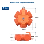 Cable Matters 5-Outlet Extension Cord Hub with Circuit Breaker